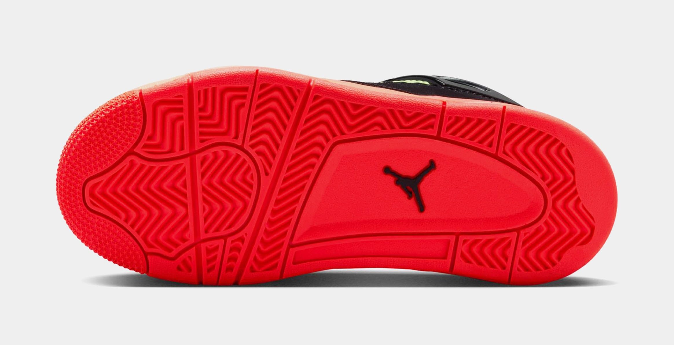 Air Jordan 4 Retro Nero Infrared 23 Preschool Lifestyle Scarpe (Black/Infrared 23/Bright Mango)