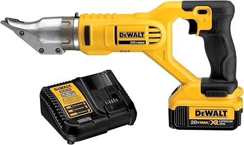Miniatura 3 de DEWALT Kit de cizalla metálica máxima de 20 V, cabeza giratoria, 18 GA (DCS491M2)