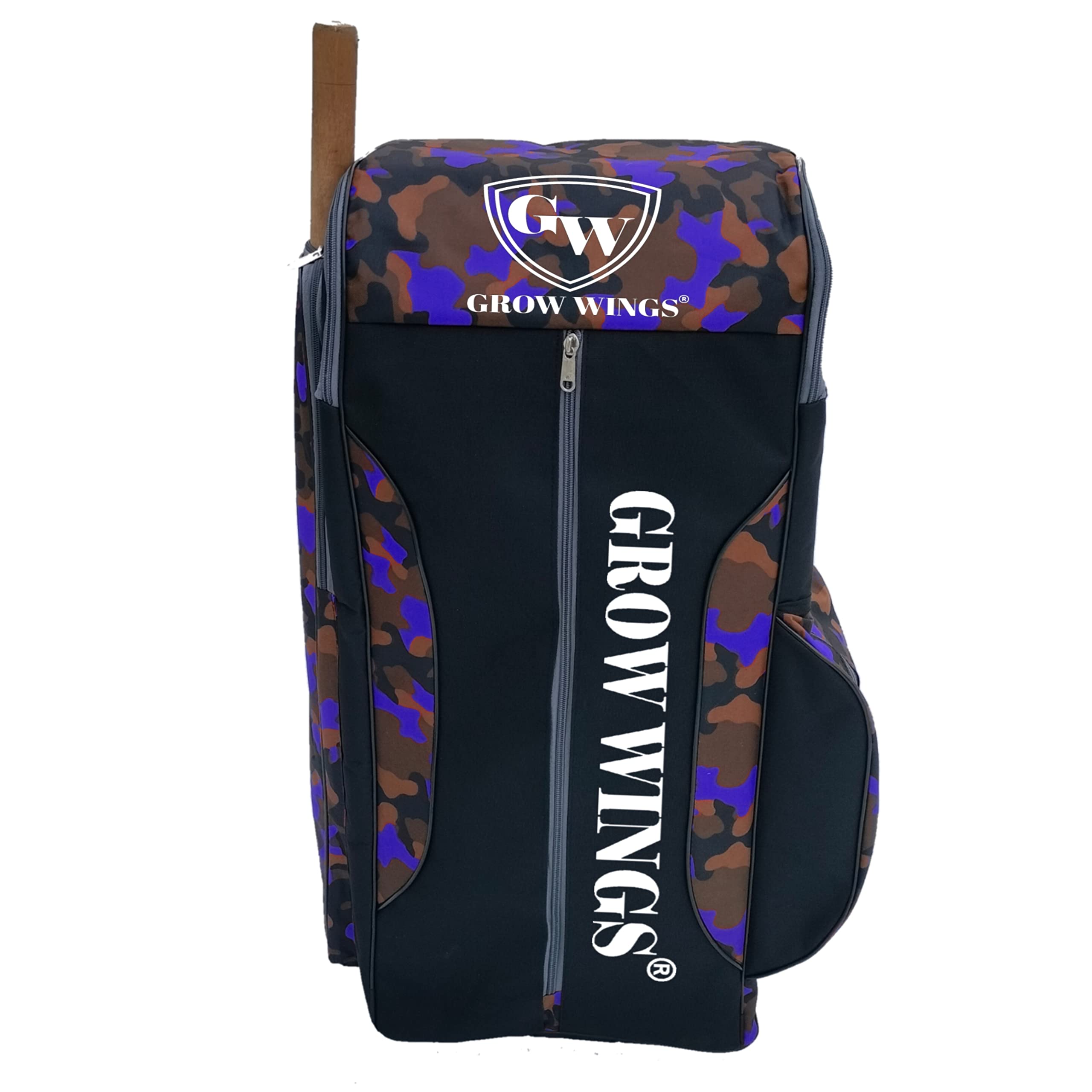 Grow wings Branded Cricket Kit Bag with Special Bat Holder On The Side, Duffle Kit Bag, Backpack, Full Size with Shoulder Straps-picture-15