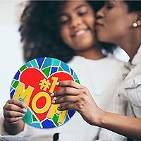 Vista 2 de Creative Roots Pinta tu propia piedra #1 para mamá, kits de manualidades para niños, cerámica para pintar, a partir de 6 años