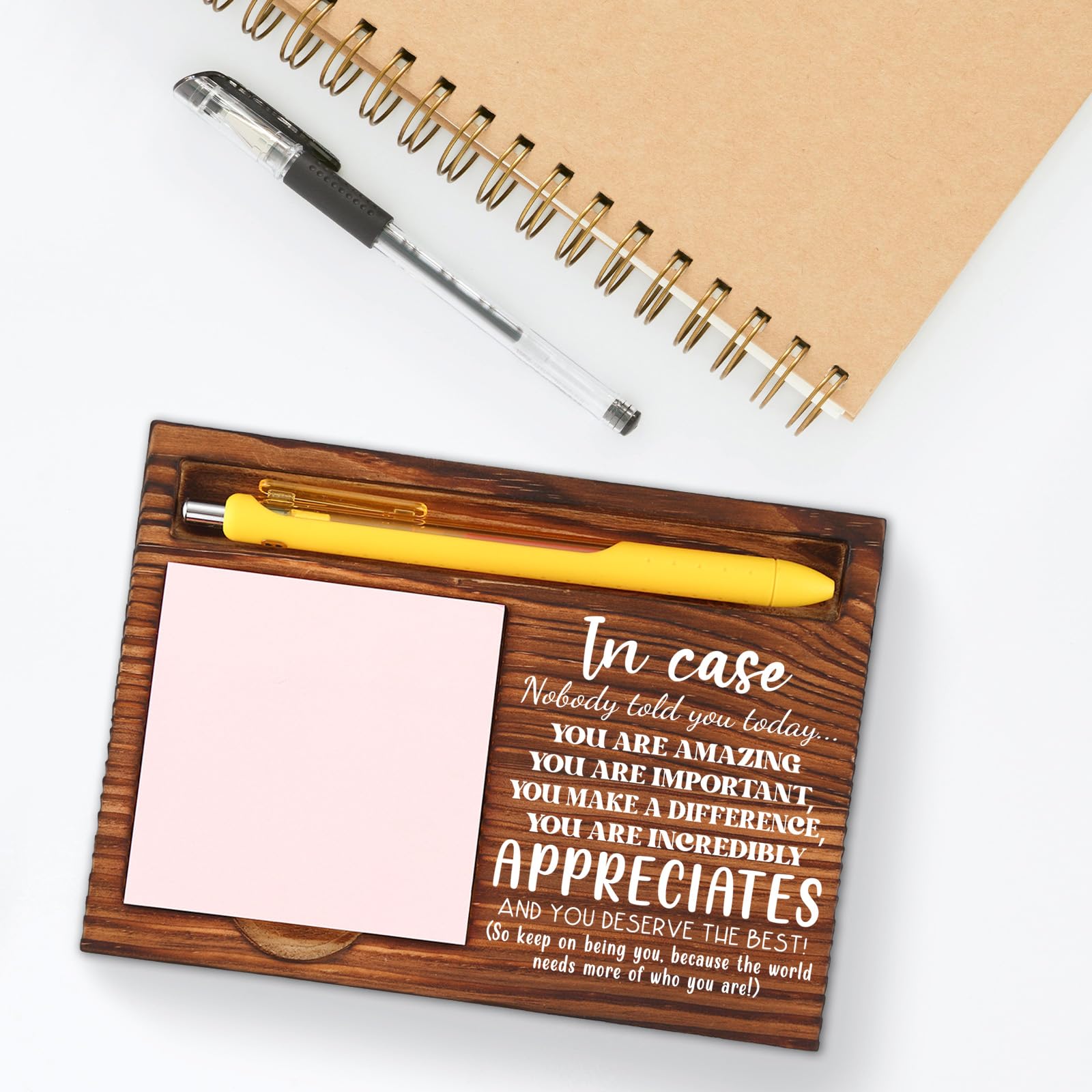 Regalo de agradecimiento para compañeros de trabajo, profesores, amigos, mujeres, hombres, con cita motivacional "You are Amazing" para enfermera, trabajadora social, médico, soporte de notas