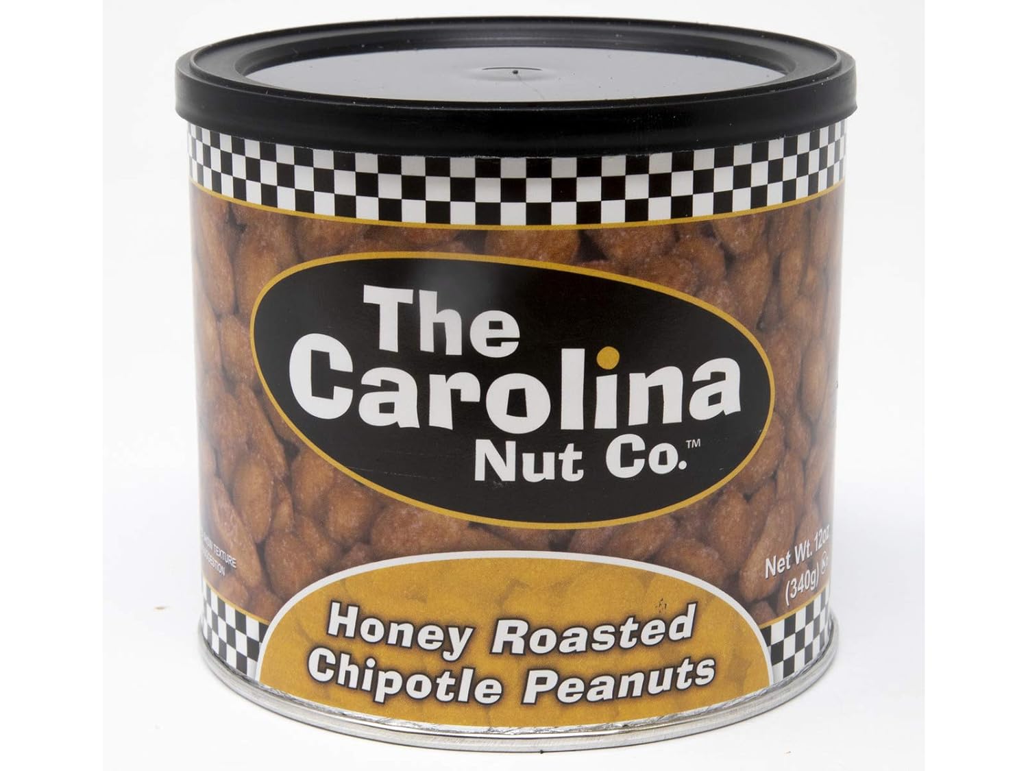 Carolina Nut Co. Hand-Roasted Peanuts in Your Choice of 8 Different Seasonings- 3/12 oz. Cans (Honey Chipotle)