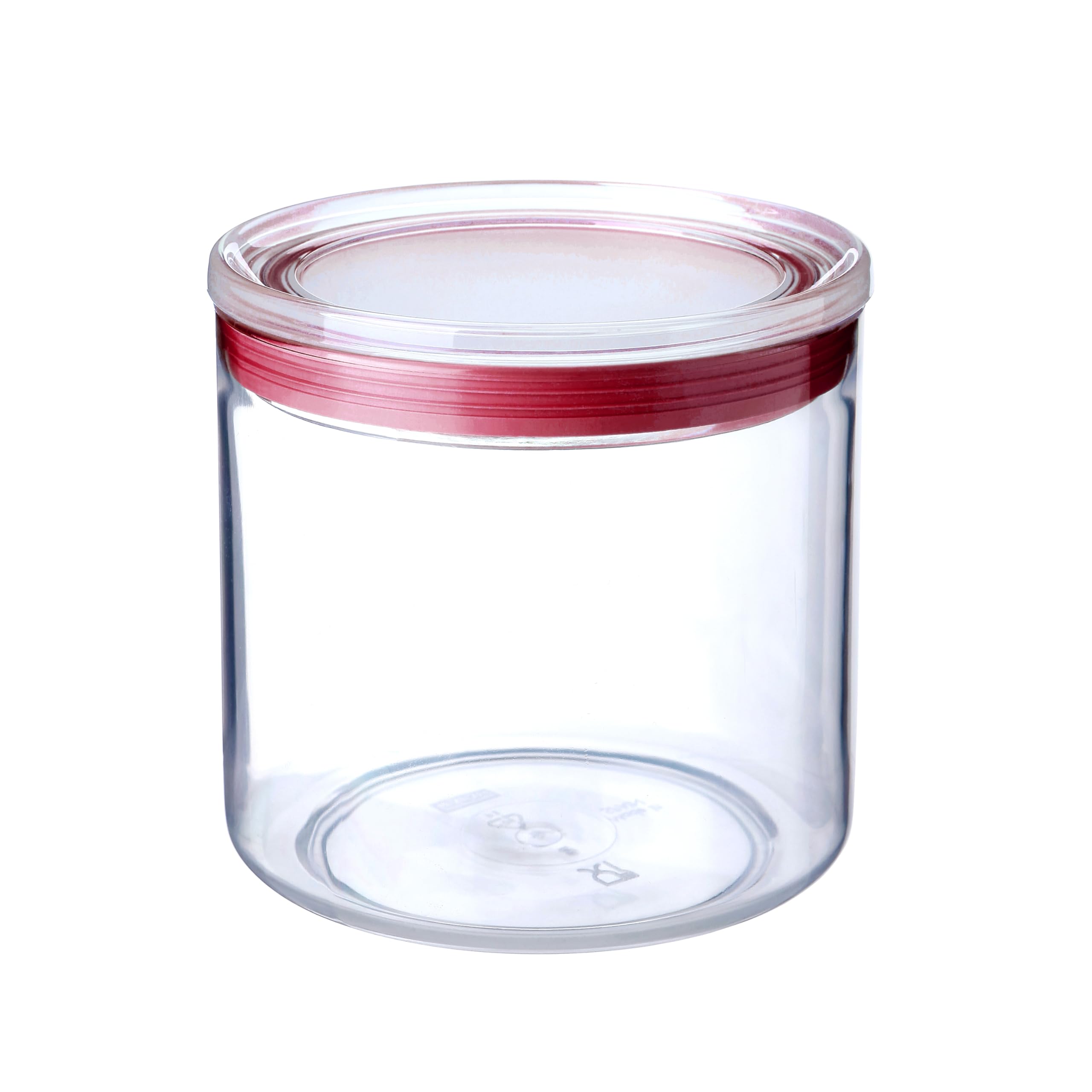 TATAY Contenitori per Alimenti | Set da 8: 2x0,5L + 2x1L + 2x1,5L + 2x2L | Barattoli Cucina | Coperchio con Guarnizione in Silicone | Impilabile | Lavabile in Lavastoviglie | Senza BPA, Rosso