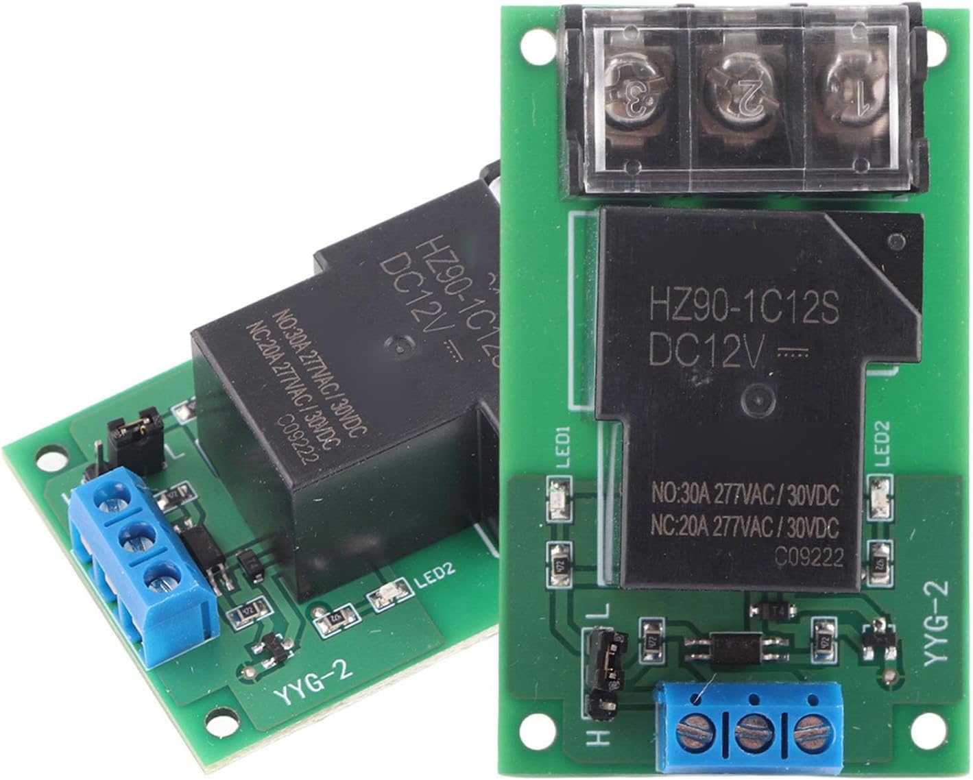 GOWENIC Large Power Optocoupler Isolation Relay Module Versatile Interface High Low Level Actuator for PLC Equipment 2pcs