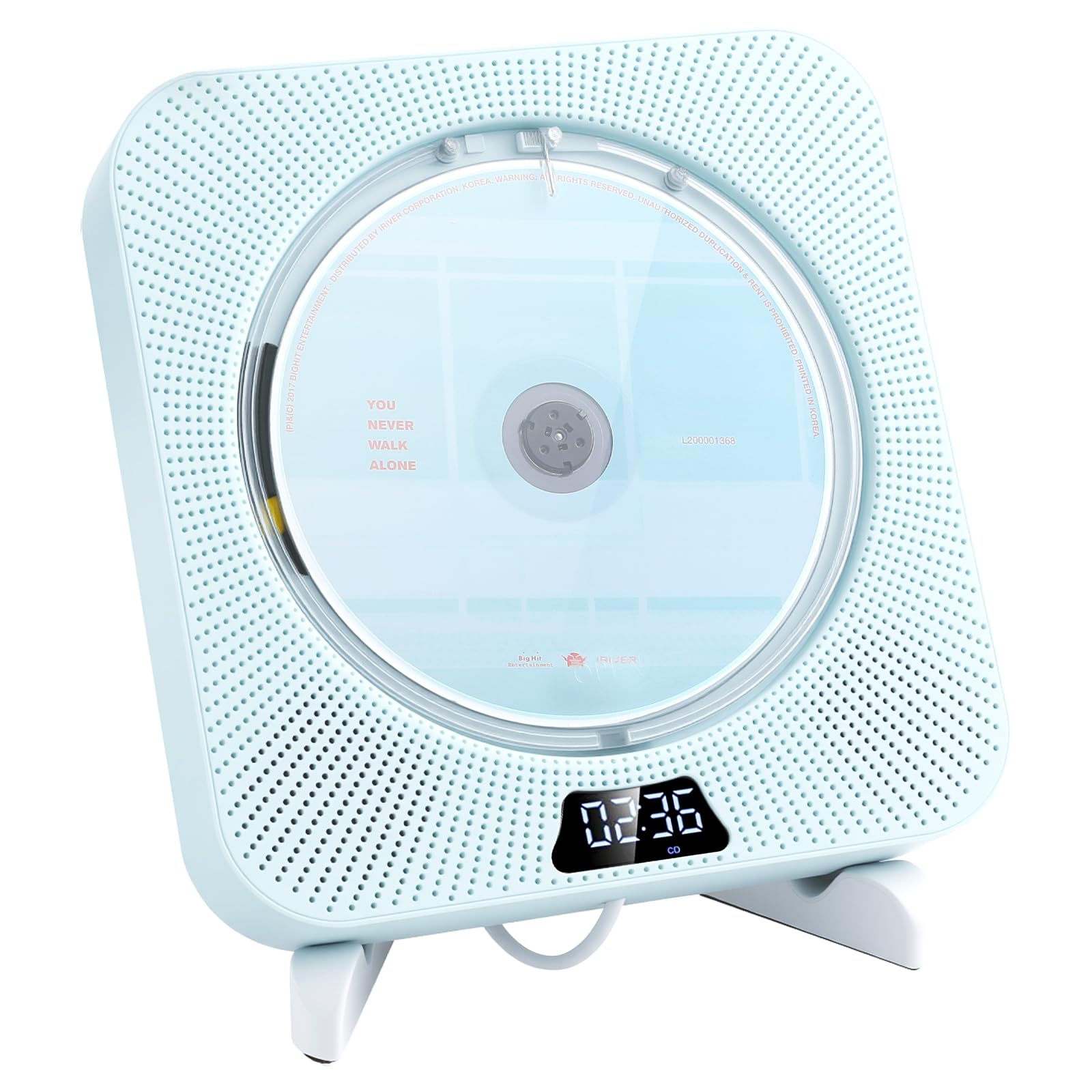 Amazon.co.jp: AGPTEK CDプレーヤー Bluetooth5.3 HIFI スピーカー内蔵