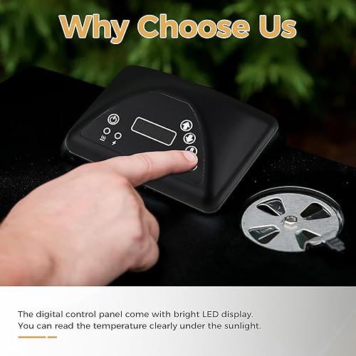 Miniatura 6 de 9907160014 Reemplazo del panel de control digital para Masterbuilt MB20071317, 20071117, 21071218, 20071217, 20072318 ahumador digital eléctrico