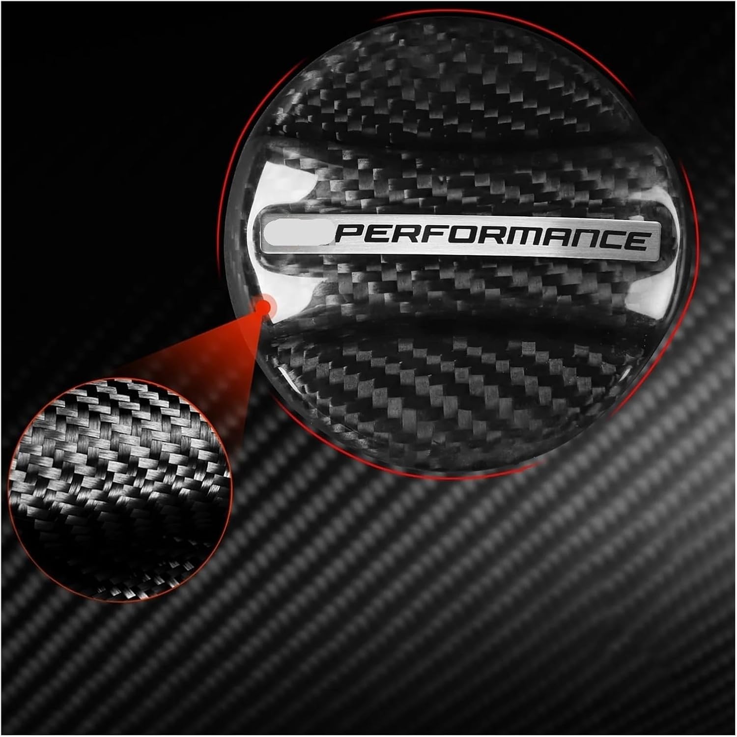 Carbon Fiber Car Fuel Tank Oil Gas Cap Trim Cover Decor Compatible For BMW E90 E92 G30 F20 F21 F30 F32 F34 F80 F82 G80 G82 G83 G87 M3 M4(Without logo)