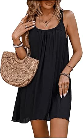 Rayson Women's Bikini Cover Up Beach Dress V Neck - View #11