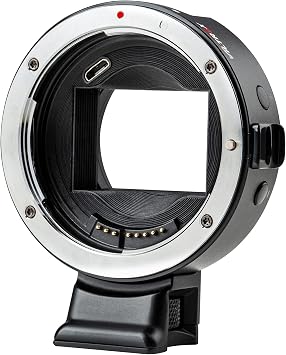 VILTROX EF-E5 Smart Lens Mount Adapter Full Frame CDAF/PDAF Auto Focus with OLED Screen,Manual Adjust Aperture for Canon EF/EF-S Lens to Sony E Mount Camera A9/A7RIII/A7III/A7II/A6500/A6300