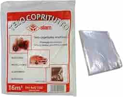 Telo Copritutto 4x4 Metri | Antigoccia E Antistrappo | Per Pittura E Lavori | Made In Italy - Foto 2
