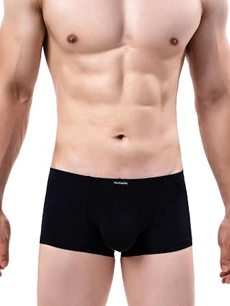 Hanhepee Men's Soft Stretch Underwear Mens Bluge Breathable Boxer Briefs