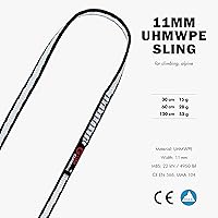 Vista 2 de GM CLIMBING CE UIAA del corredor 22kN de la honda de 36.1 ft m UHMWPE certificado