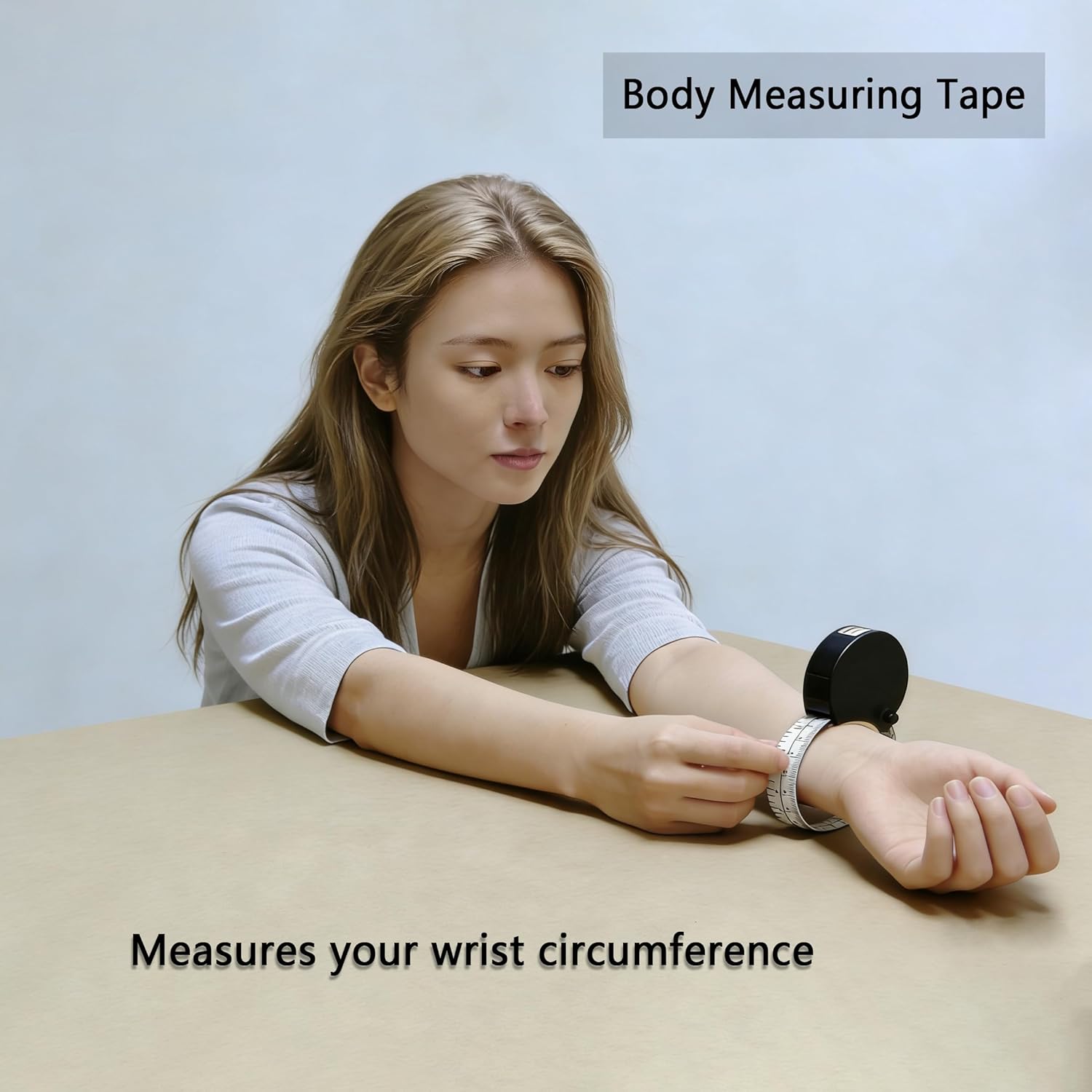 Perfect Body Measuring Tape-60 Inch Automatic Telescopic Tape Measure-Dual-use Retractable Tape Measure for Body :Waist Hip Bust Arms Height Muscle Building Weight Loss and More (Pink)