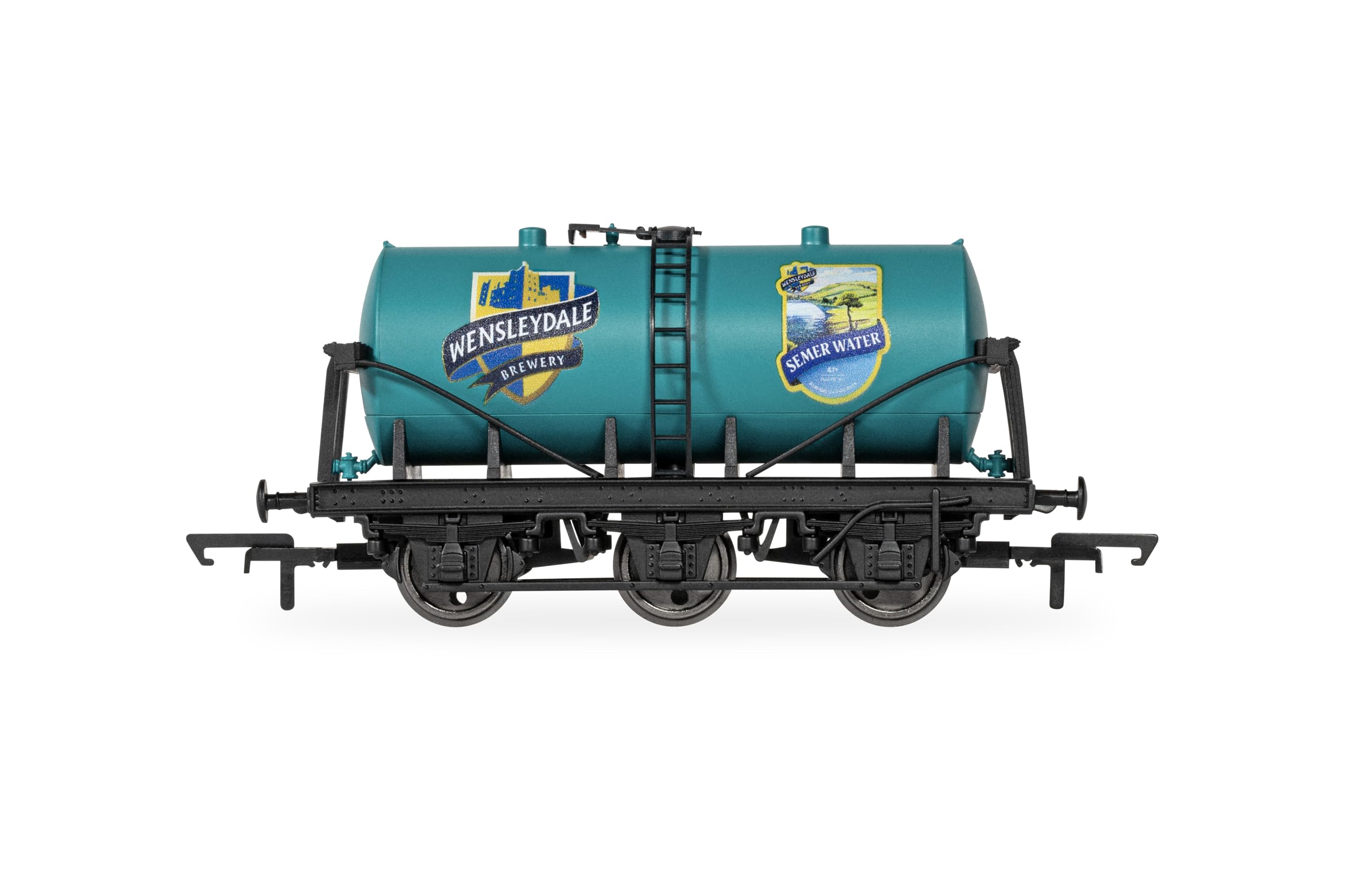 Hornby R60307 Wensleydale Brewery Semer Water Tanker Freight Wagons, Blue