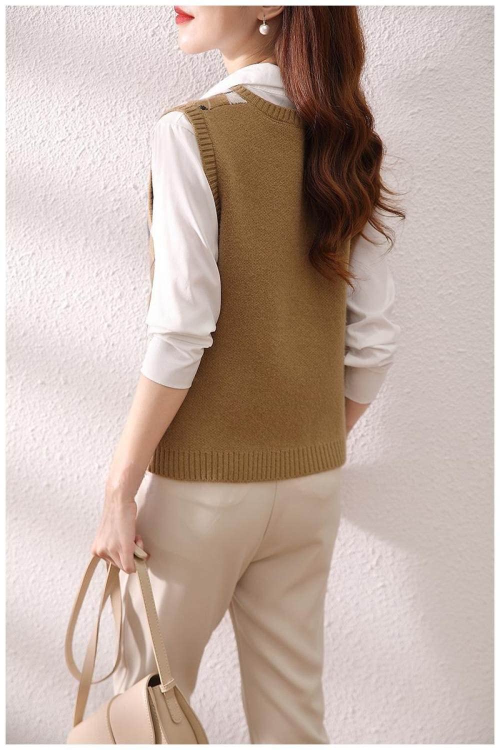 Camisetas Sin Manga Mujer Chaleco De Punto Sin Mangas Para Mujer