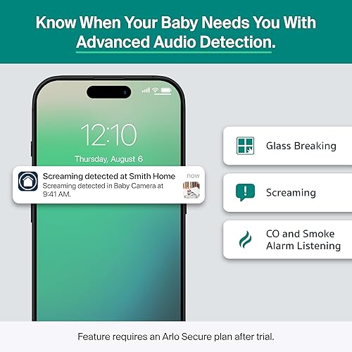 Miniatura 3 de Arlo Essential - Cámara de seguridad para interiores 2K (3 generación, versión 2025) - Alimentación enchufable con cable, reconocimiento de