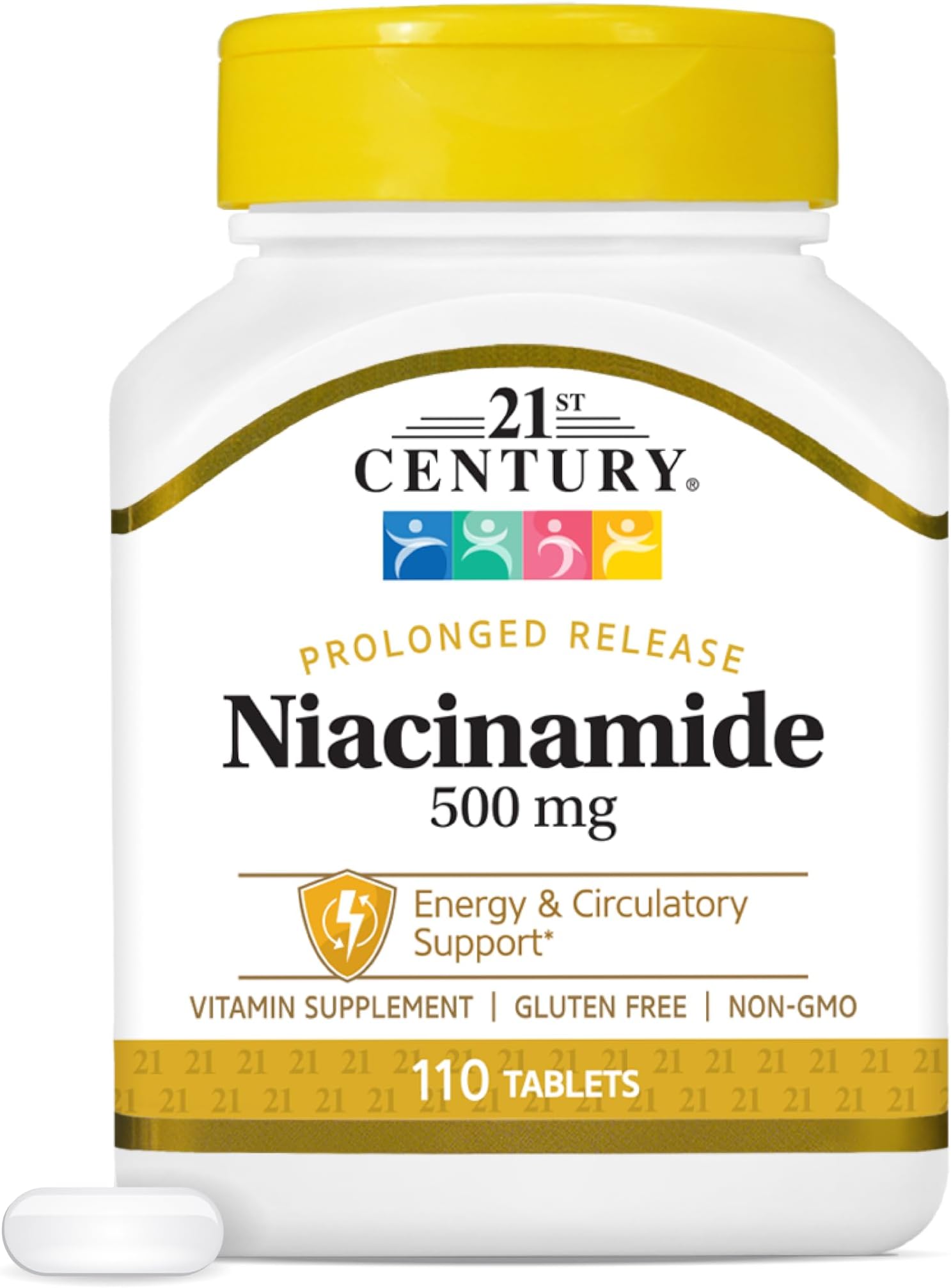 21st Century Niacinamide Mg Prolonged Release Tablets, 110-Count Multi
