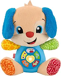 Fisher-Price Aprender e Brincar Brinquedo para Bebês Cachorrinho Aprende Comigo para crianças a partir de 6 meses