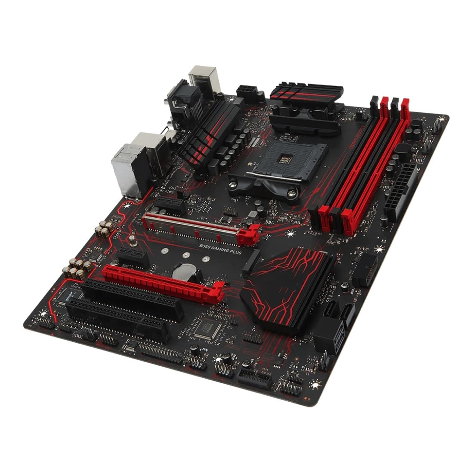 Carte Mere Gamer Fit for MSI B350 Gaming Plus Carte mère B350M PC AM4 Ryzen5 3600 5600x processeur DDR4 64 go PCI-E 3.0 M.2 HDMI USB3.1 ATX