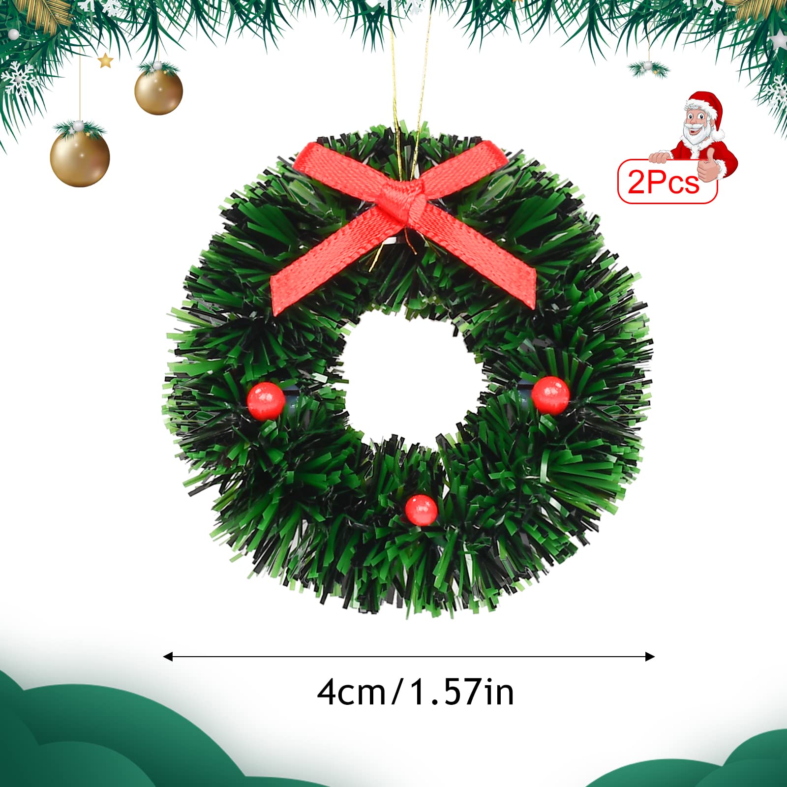 Set Di 4 Ghirlande Natalizie In Miniatura Con Campanelli Accessori Per Casa Delle Bambole In Scala 1 12 Mini Ghirlanda Natalizia Decorazione Natali 98936359 - Foto 10