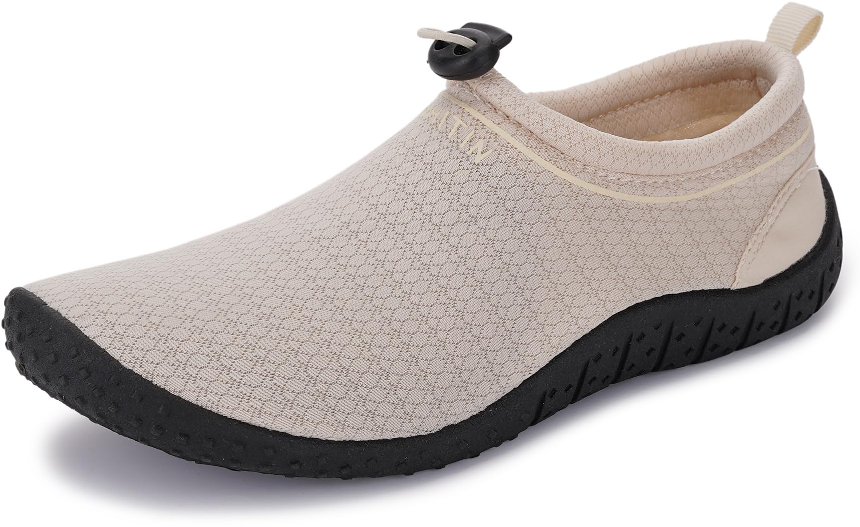 WHITIN Wasserschuhe für Damen Aquaschuhe Badeschuhe Bequeme Männer Schwimmschuhe Surfschuhe Strandschuhe Beige Größe 40