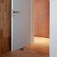 Vista 2 de Sumnacon 2 topes de puerta de hierro fundido para pájaros, tapones decorativos rústicos para puerta que evitan perforar agujeros, cuñas de puerta