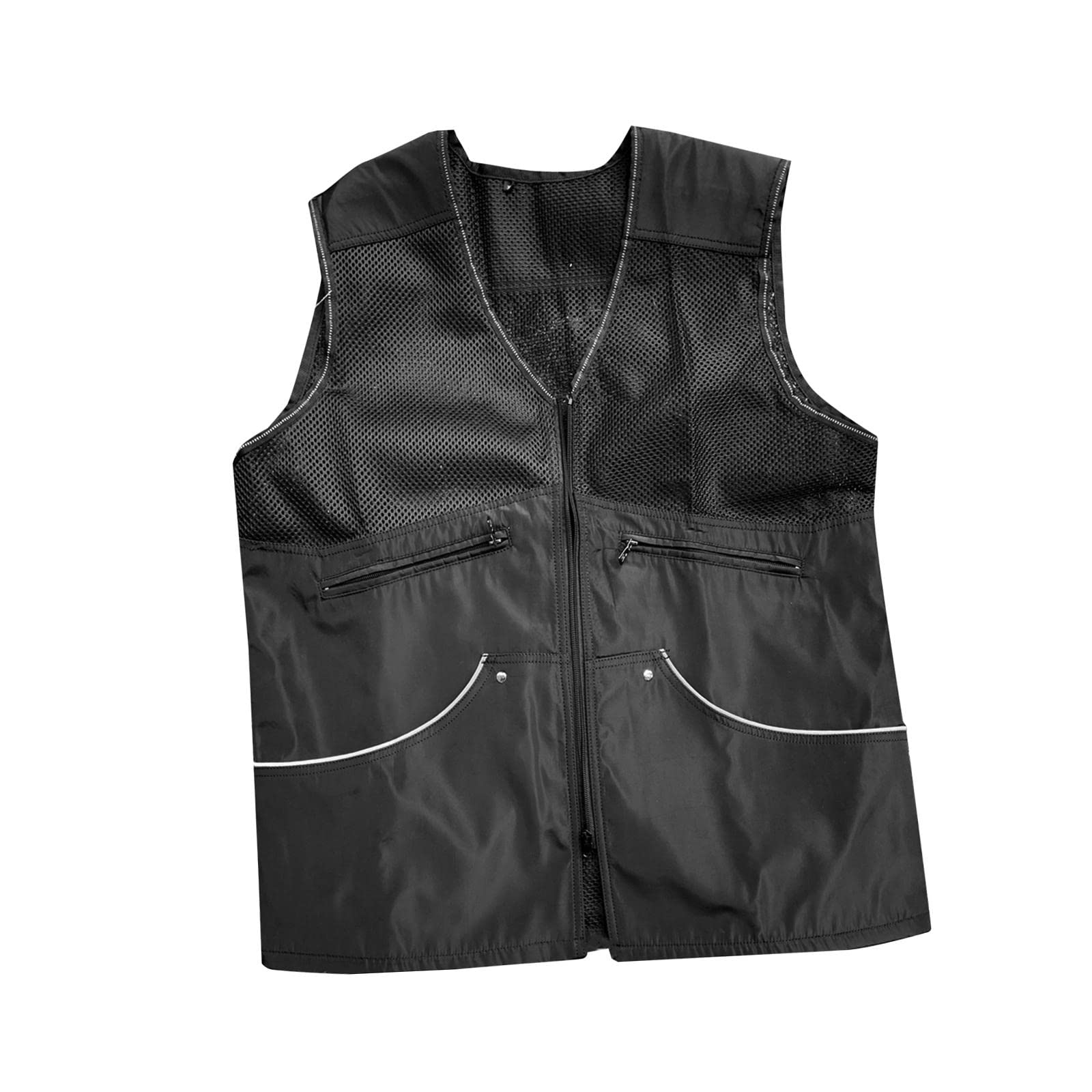 PETSOLA Dog Training Vest for Handlers Dog Clothes Coat Dog Vest Pet Trainers Jacket for Handler Dog Workwear Men/Women, Black, XL