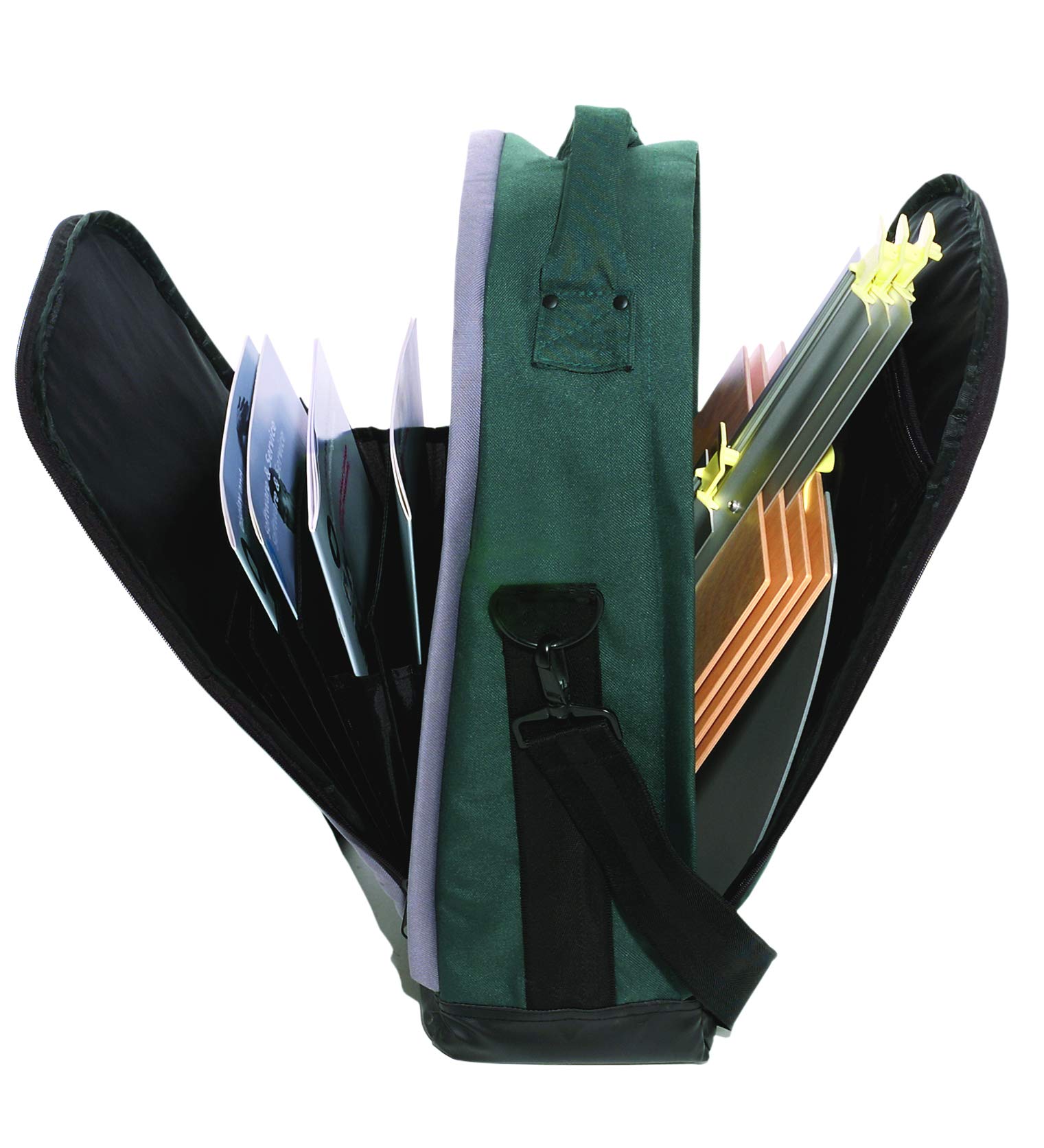 Design Prospektständer - faltbar - 8xA4 - OCTANORM vario D8 - Acryl + Tasche