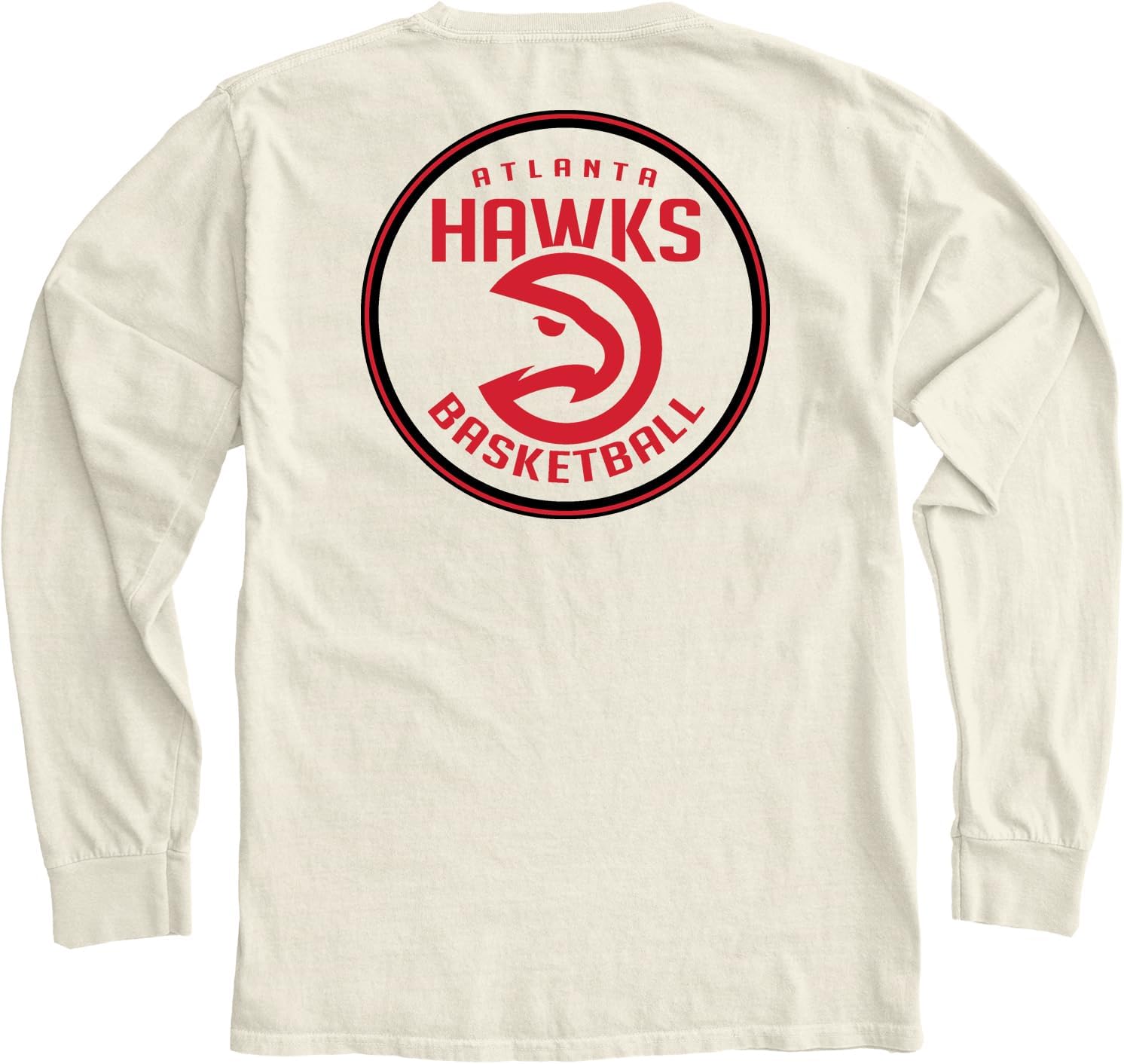 Blue 84 NBA Unisex-Adult NBA Officially Licensed Long Sleeve T-Shirt Ringspun Front/Back Ivory - Image 5