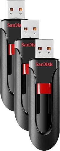 Vista 9 de SanDisk Unidad flash USB 2.0 Cruzer Glide de 128 GB - SDCZ60-128G-B35, color negro
