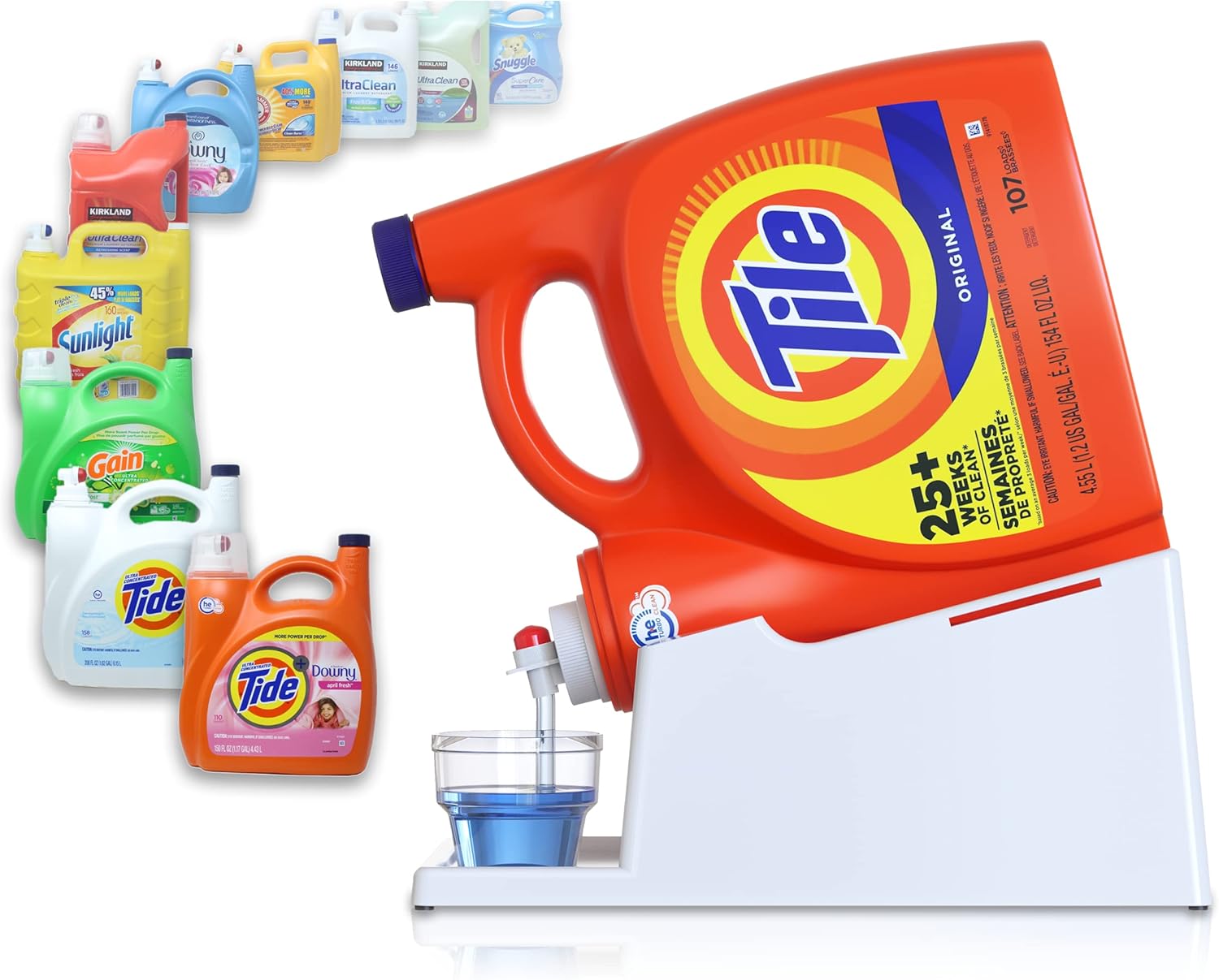 Skywin Laundry Detergent Holder Organizer and Drip Tray for