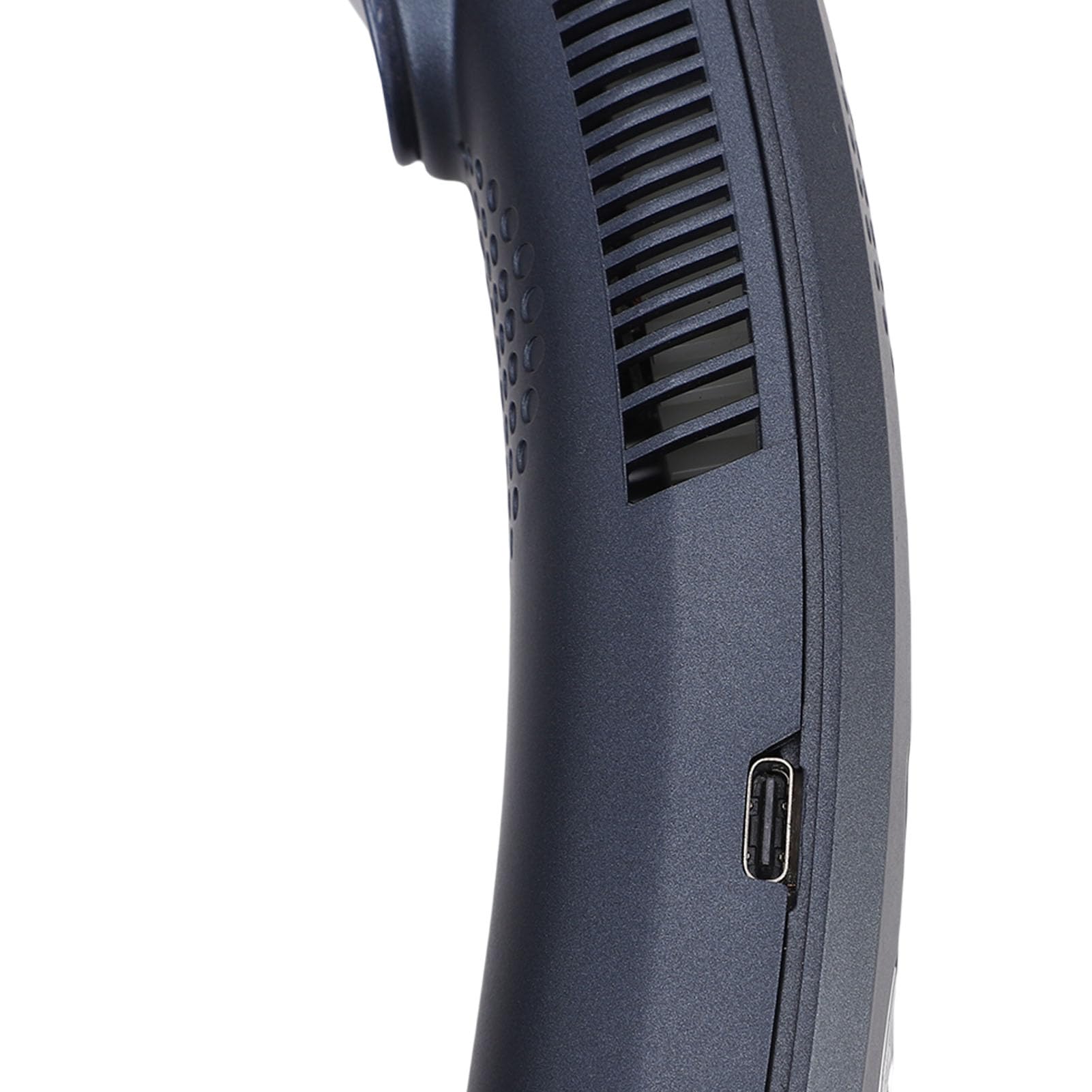 Pongnas Ventilatore da Collo Portatile con Raffreddamento e Riscaldamento a Semiconduttore, Ventilatore Indossabile Ricaricabile Tramite USB per Viaggi, Ciclismo, Campeggio - Batteria a Lunga (blu