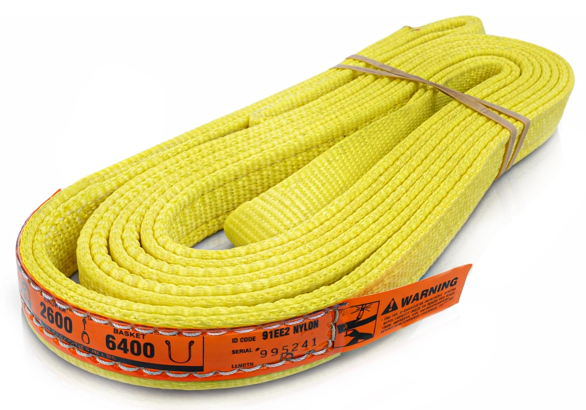 Heavy Duty Lifting Sling - 16ft Nylon, 6400 lbs -12 Heavy Duty Lifting Sling - 16ft Nylon, 6400 lbs -12