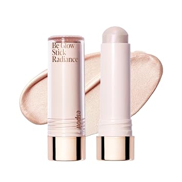 Espoir Be Glow Shading Stick Highlighter #1 SunshineCreamy Solid Texture & Smooth Gliding on Face with Hyaluronic Peptide, Natural Contour Color for Daily Radiant Makeup, Subtle Shimmering