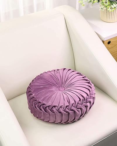 Miniatura 3 de Cojín redondo, de terciopelo, para sofá cama, decorativo, 3D, calabaza, rueda de vehículo, para sofá cama y silla, de 15 x 15 pulgadas