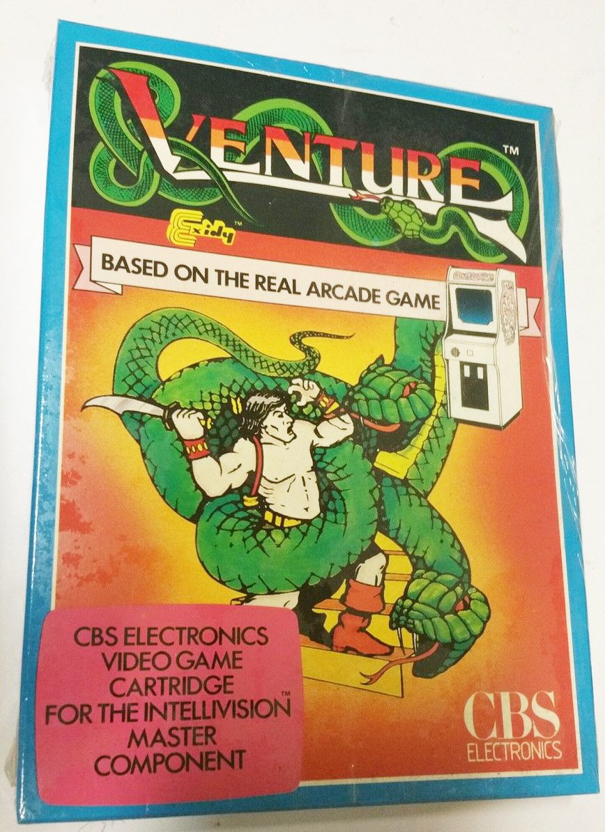 Venture - Intellivision (English U.K. Version Serpent Edition)