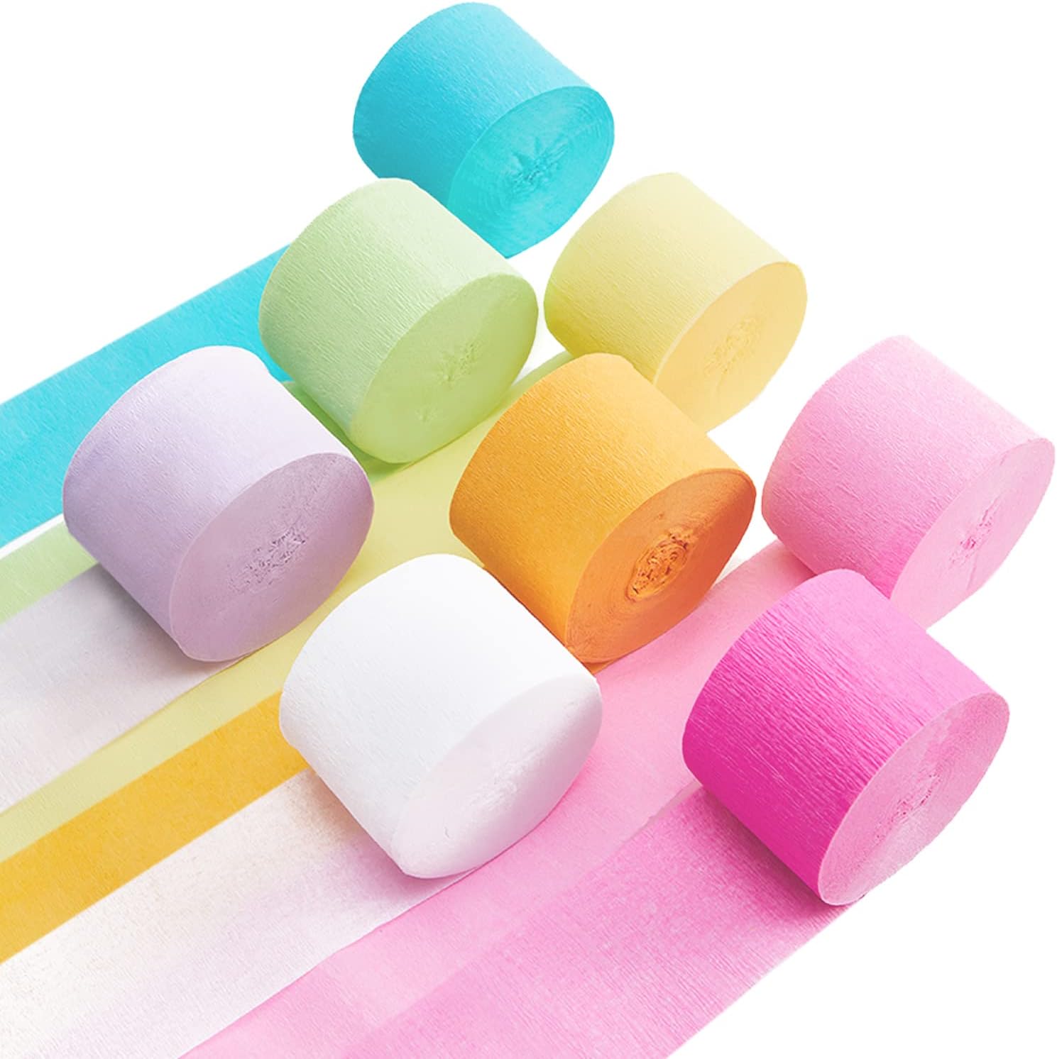 Pastel Birthday Party Decorations Pastel Crepe Paper