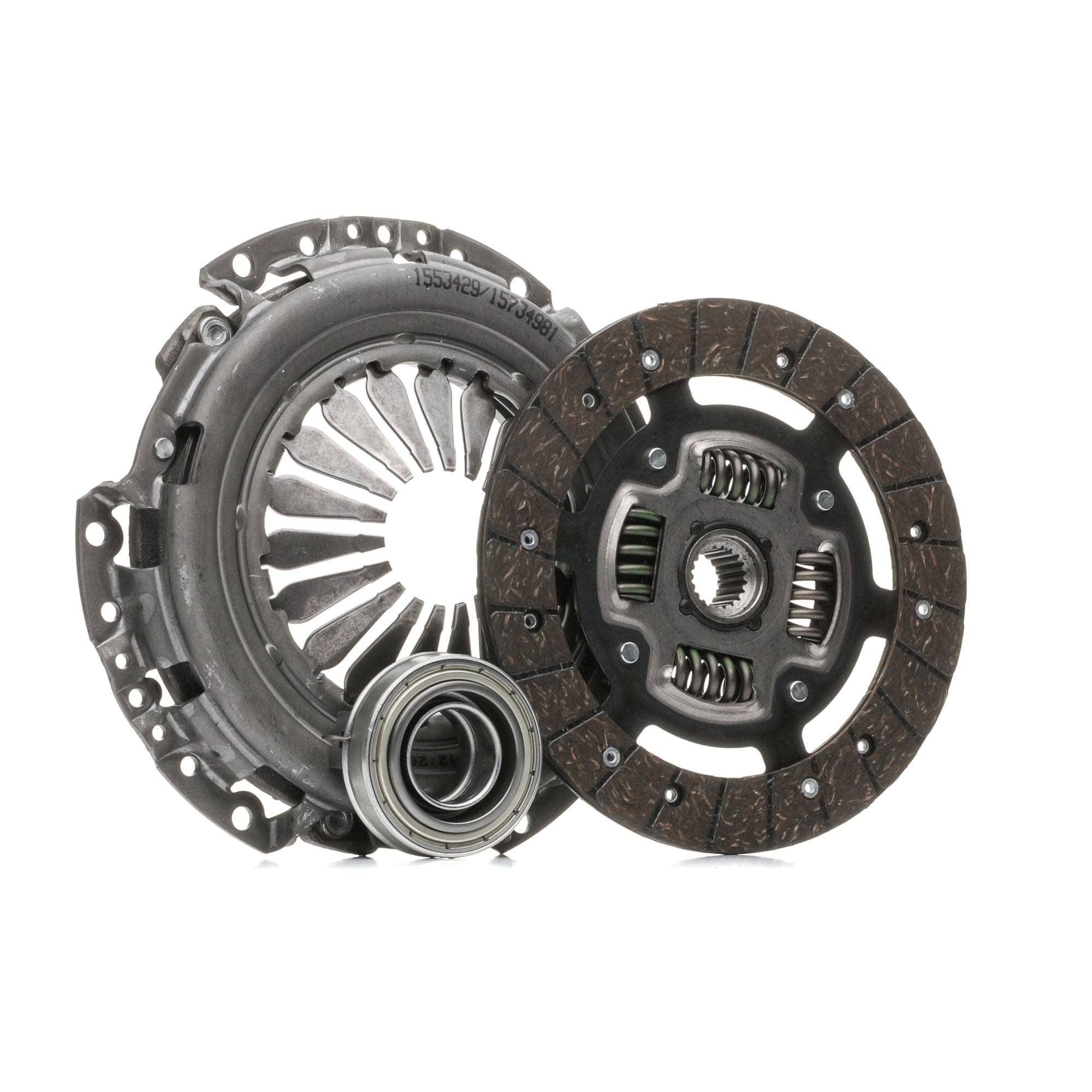 RIDEX 479C0736 Kit de embrague con cojinete de desembrague con plato de embrague Compatible con MITSUBISHI ASX GAW