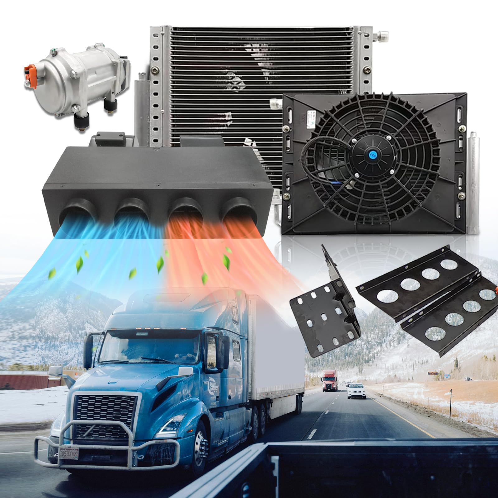 12v Under Dash Ac 12V Under Dash Air Conditioner 12000 BTU | Universal ...