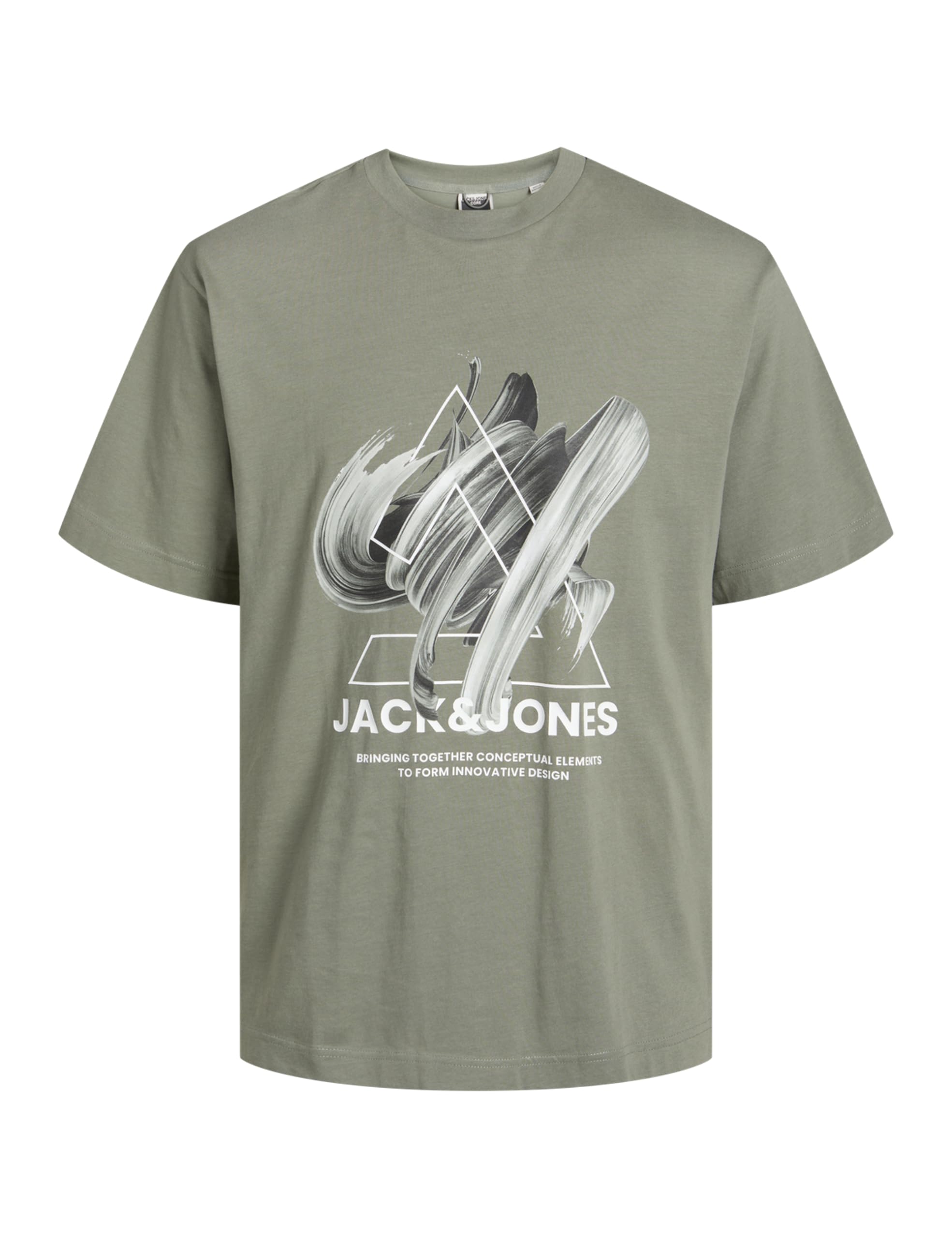 JACK & JONES Jcotint Tee SS Crew Neck, Agave Green, S