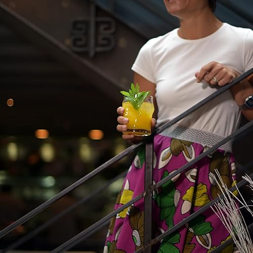 Miniatura 5 de Bormioli Rocco Vasos de whisky Sorgente Rocks de 10.25 onzas (juego de 4)  Boulder estilo bar para bourbon, whisky, agua, jugo, apto para