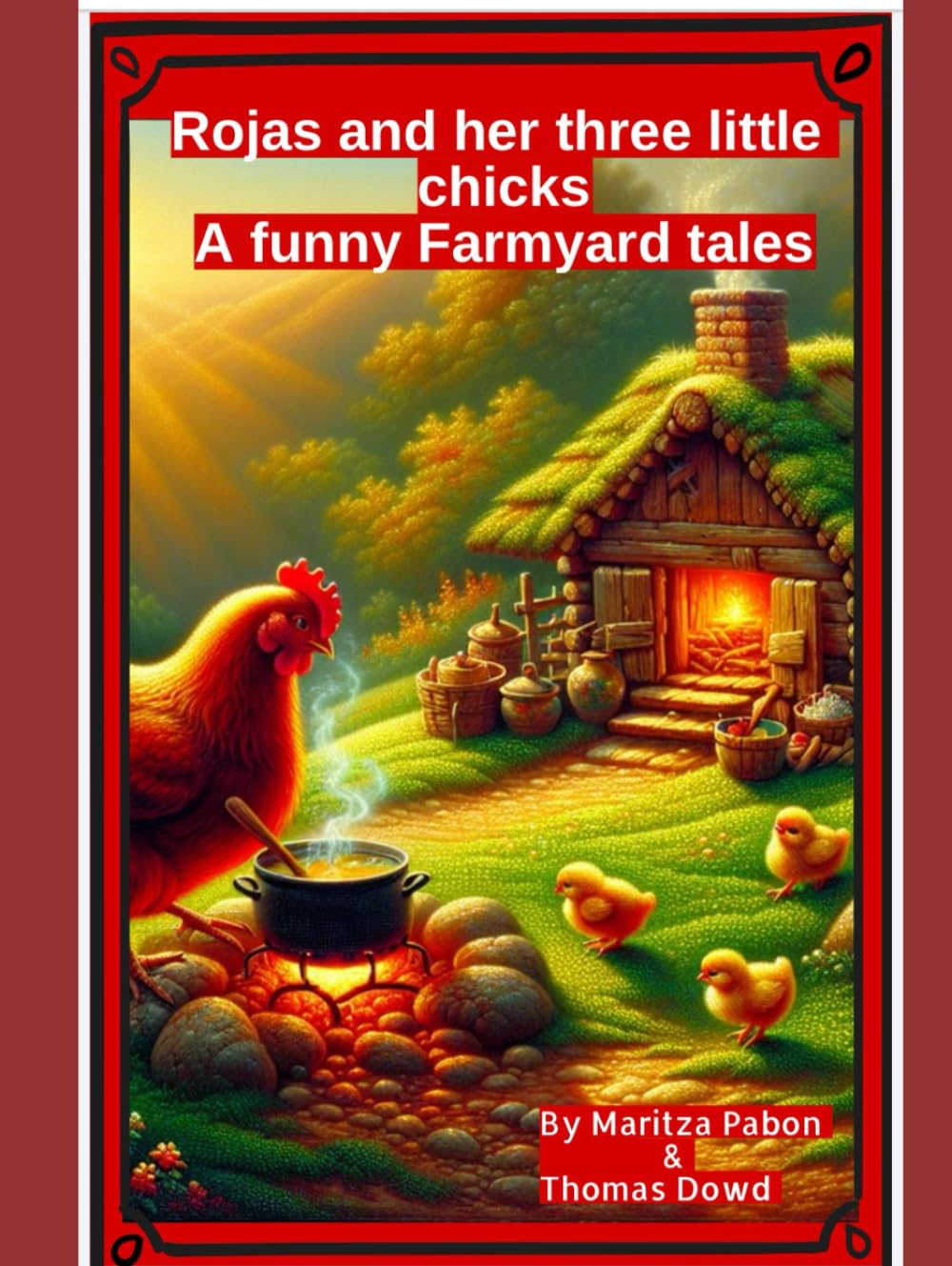 Rojas and Her Three Little Chicks A Funny Farmyard Tales.: by Maritza Pabon & Thomas Dowd