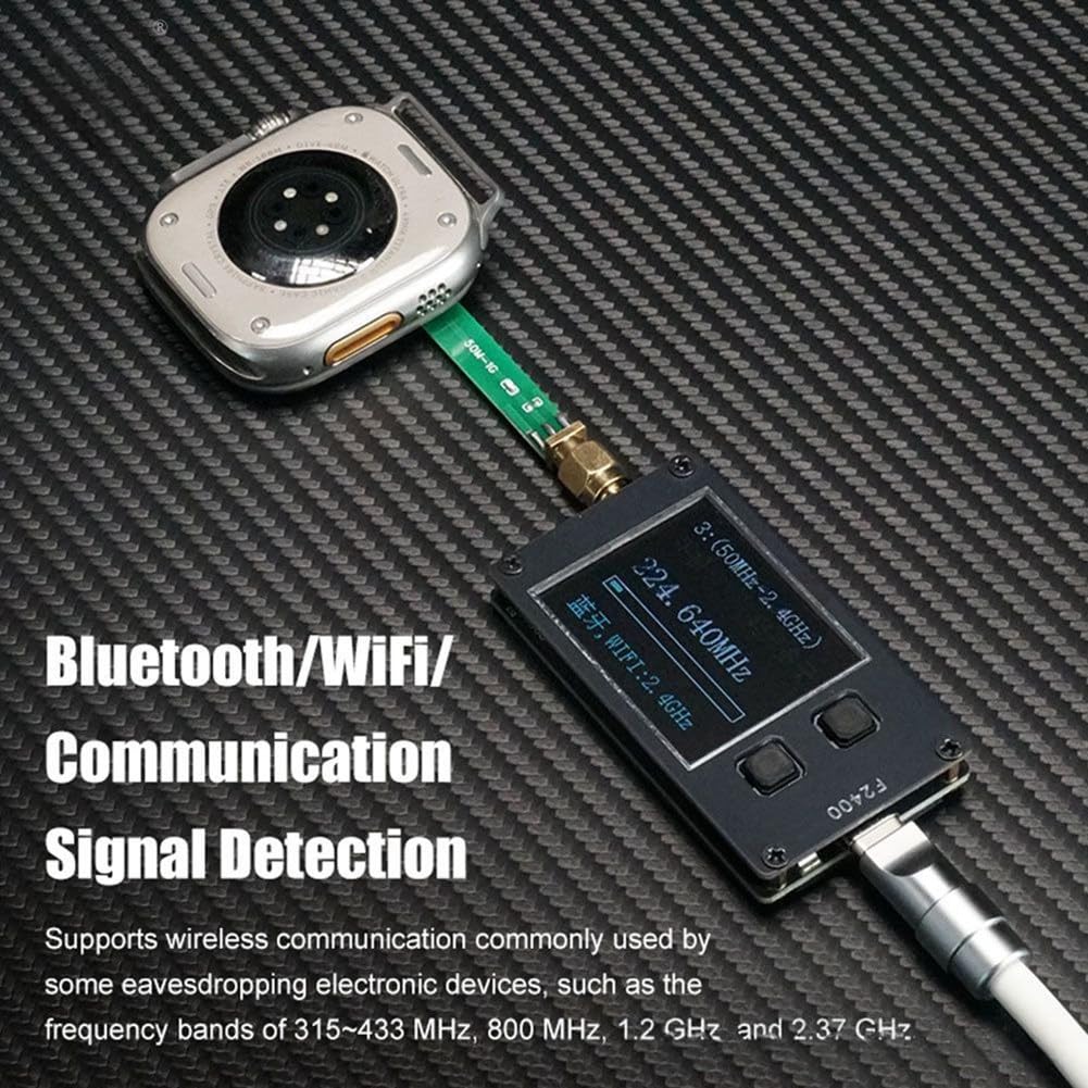 Tester częstotliwości sygnału F2400 Bluetooth Wi-Fi nadajnik komunikacyjny bezprzewodowy wykrywacz błędów sygnału