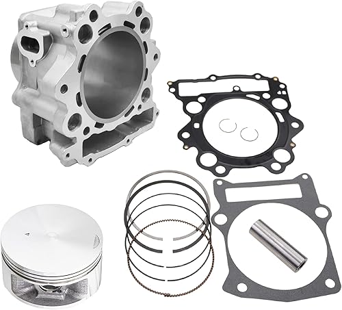 NP NEW PULSATION - Kit de reconstrucción de pistón de cilindro de 686 cc para Yamaha Grizzly Rhino Raptor 660 4.016 in 3.937 in 5KM-11310-00-00