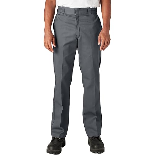 Dickies Men’s Original 874 Work Pants – Durable Straight Leg Uniform Trousers for Men, Ideal for Industrial or Office Use