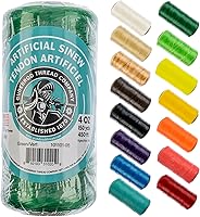 Vista 9 de Sinew 4oz 450ft Black 5ply 70lb Tendón Artificial de Prueba de 70lb para Cuentas, Costura de Cuero, Atrapasueños y Más