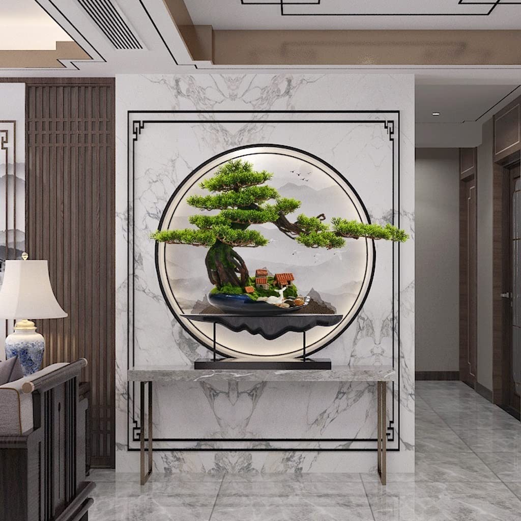 Plantas Artificiales para El Hogar, Bonsái De Pino Artificial, Planta De Interior En Maceta, Planta Verde De Simulación, Decoración para El Hogar, Oficina, Sala De Estar,