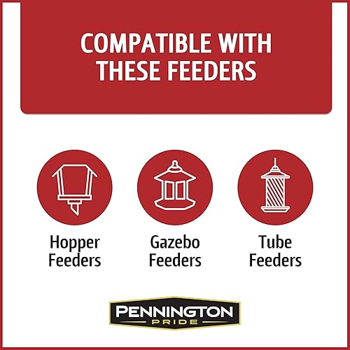 Vista 14 de Pennington - Pride Wild Finch - Mezcla de semillas para pájaros silvestres, 10 libras