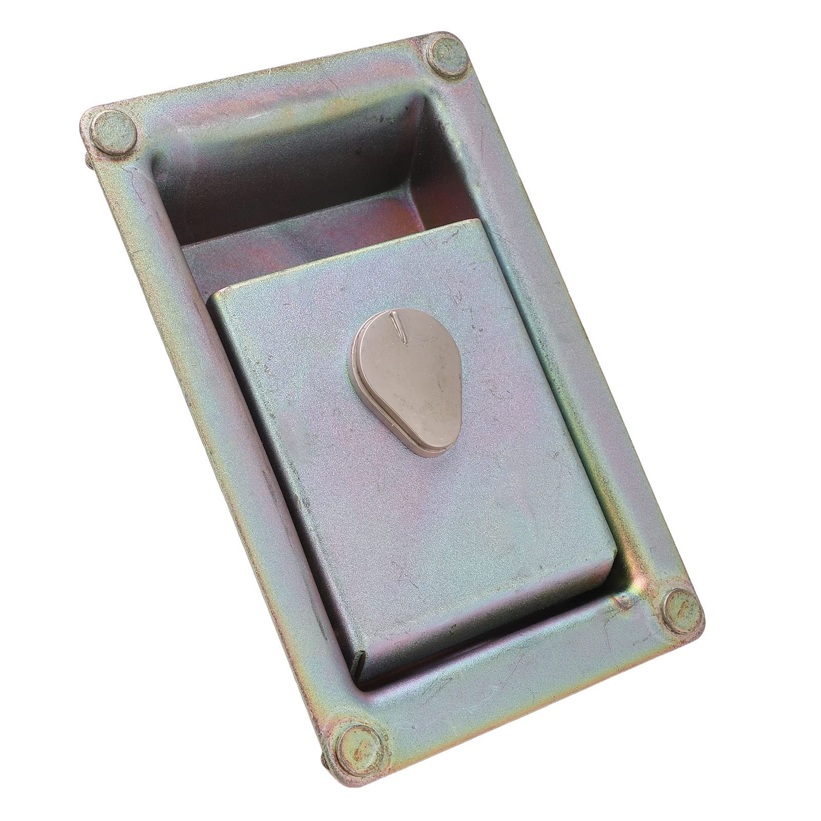 Zamek bocznych drzwi pompy hydraulicznej, trwały stop aluminium, mocny zamienny zamek pokrywy do serii ZAX 171x111mm