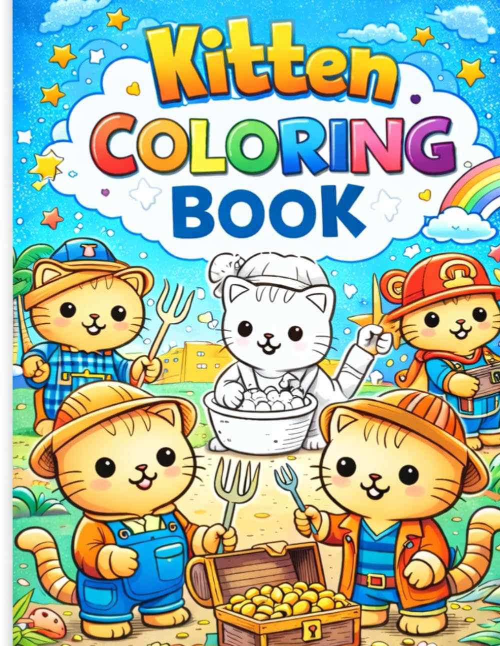 Kitten Coloring Book: Fun Coloring With Kittens